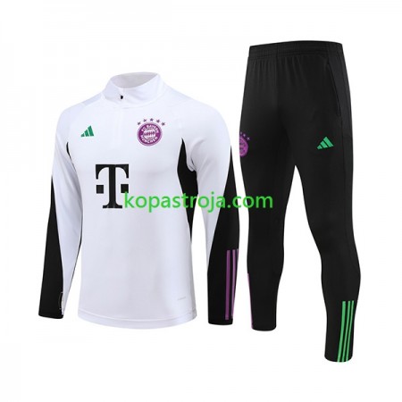 Bayern München Tränings Sweatshirtställ Vit 2023/24